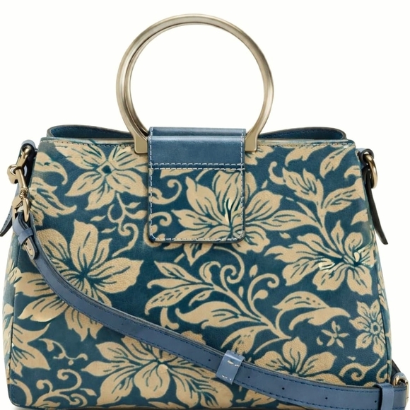 Patricia Nash Handbags - Patricia Nash Greek Floral Empoli Satchel